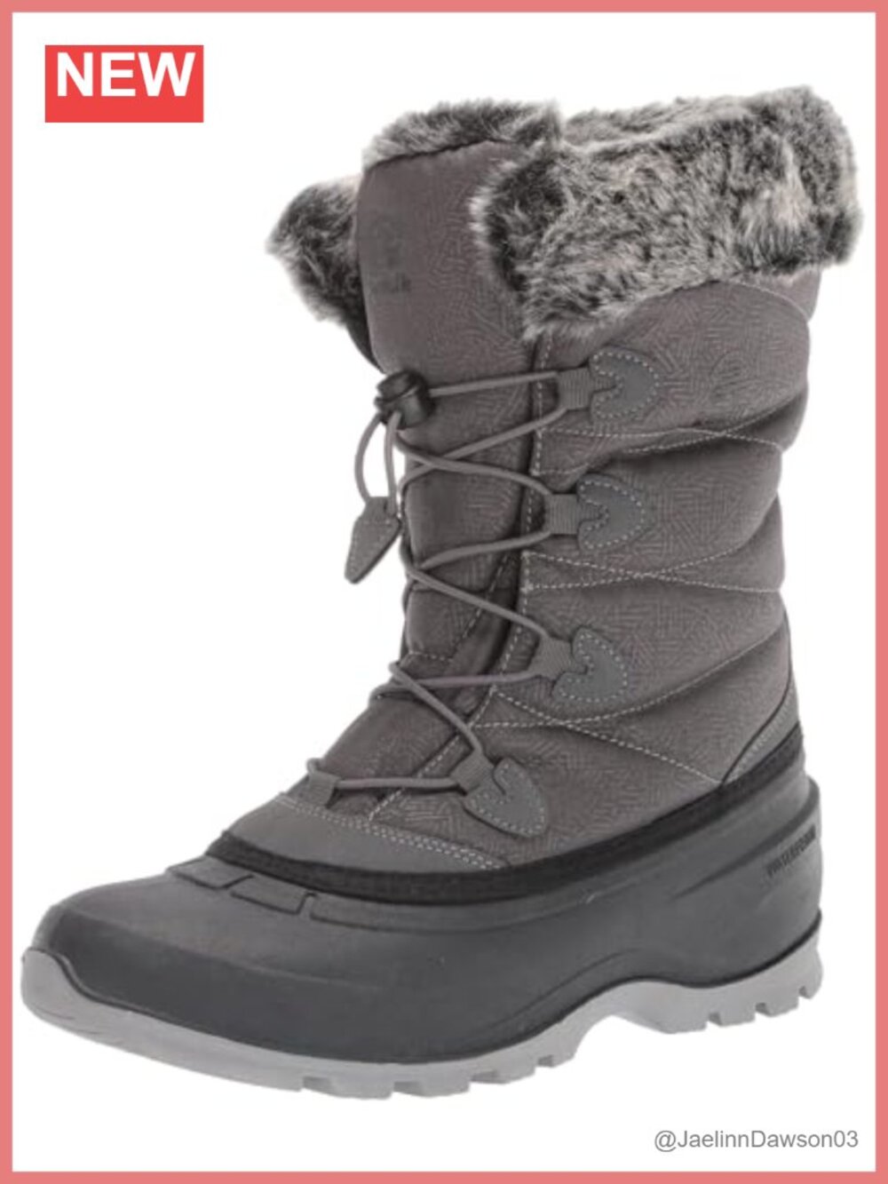 Women's Insulated Winter Snow Boots Waterproof Vegan Friendly